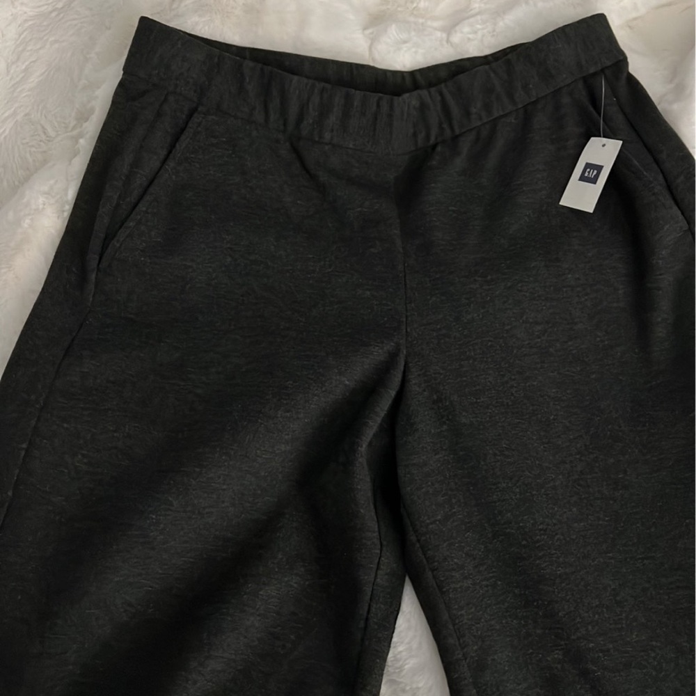 Wool wide leg pants